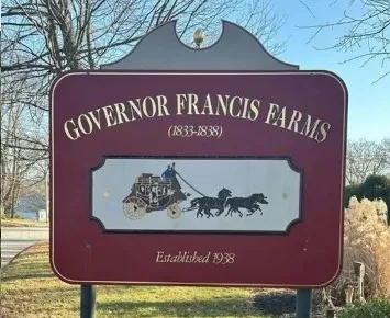 Governor Francis Farms entrance